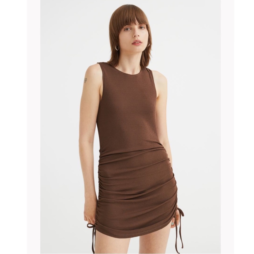 H&M | Ribbed Jersey Mini Dress Sz M
